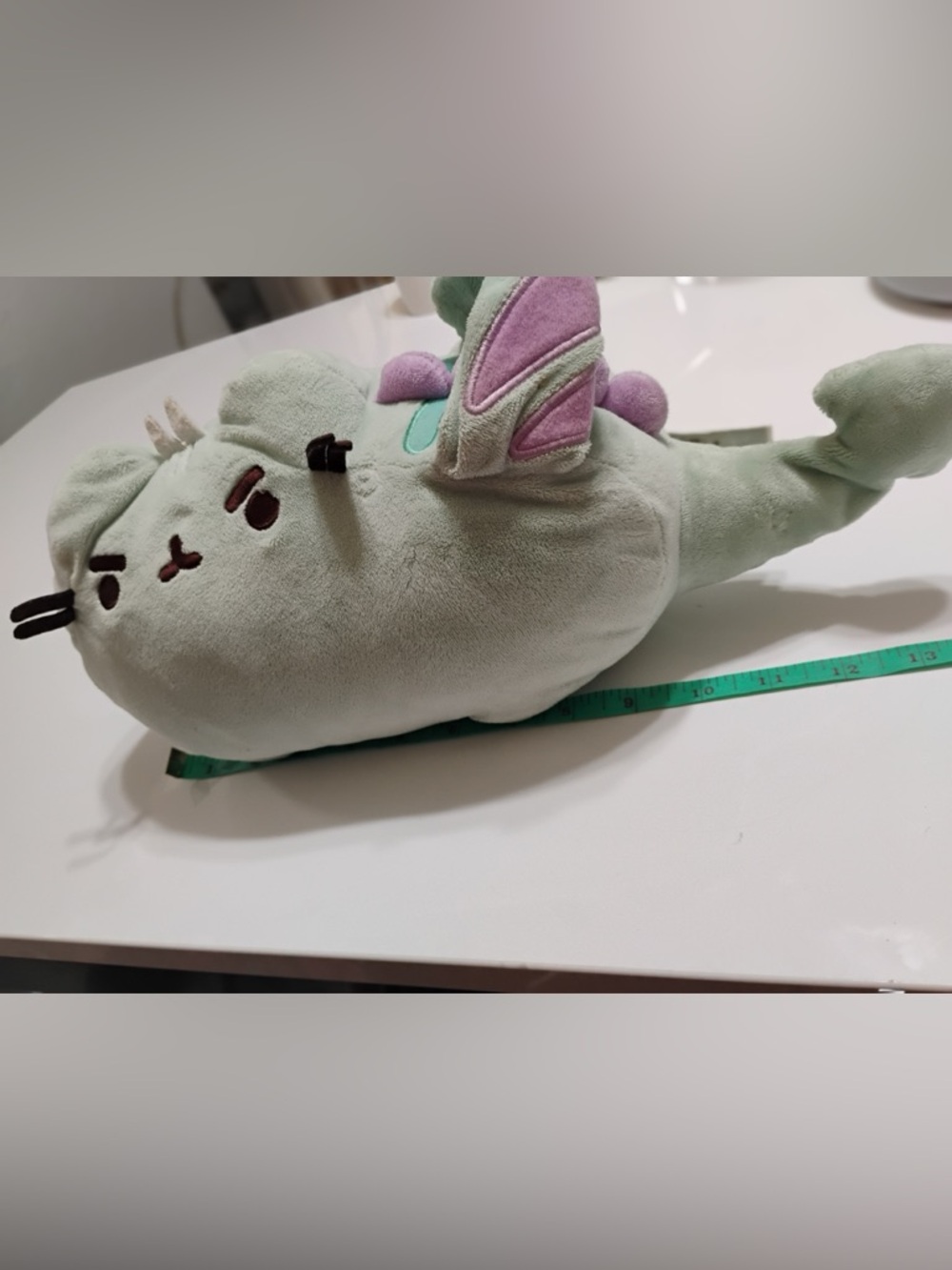 Pusheen Plush Seafoam Green and Light Purple Mermaid Cat - Picture 2 of 2